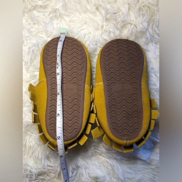 Monkey feet Yellow Bow Kids Shoes - Picture 16 of 16